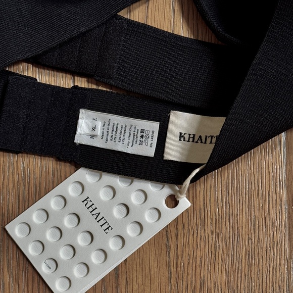 Khaite Franca Black Bralette in size XL New With Tags - Picture 10 of 10